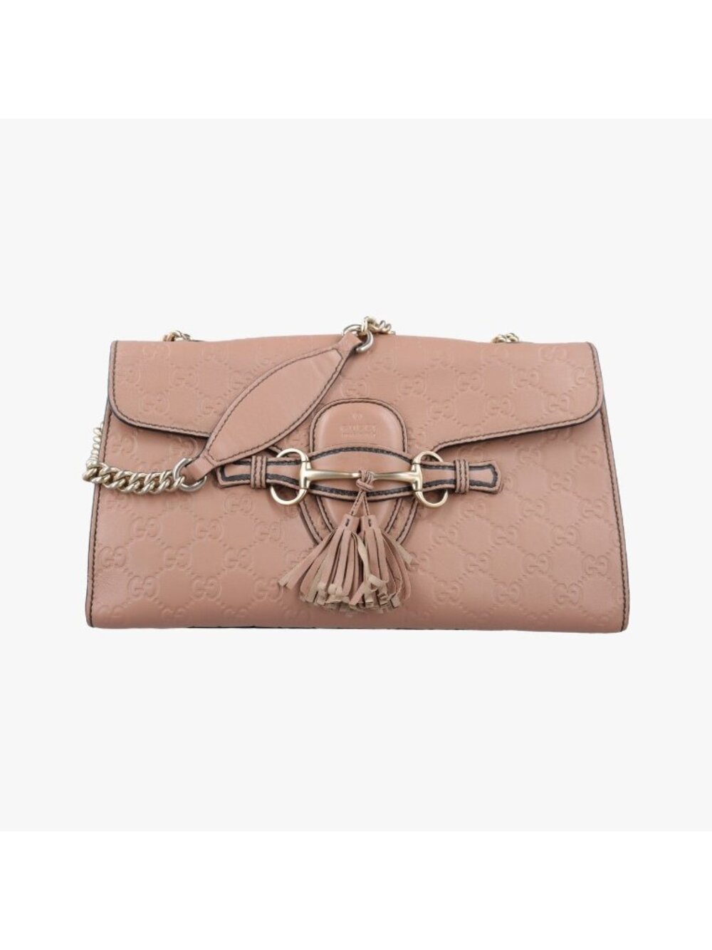 Gucci Emily Beige Leather